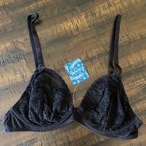 NWT Free People Intimately black bralette